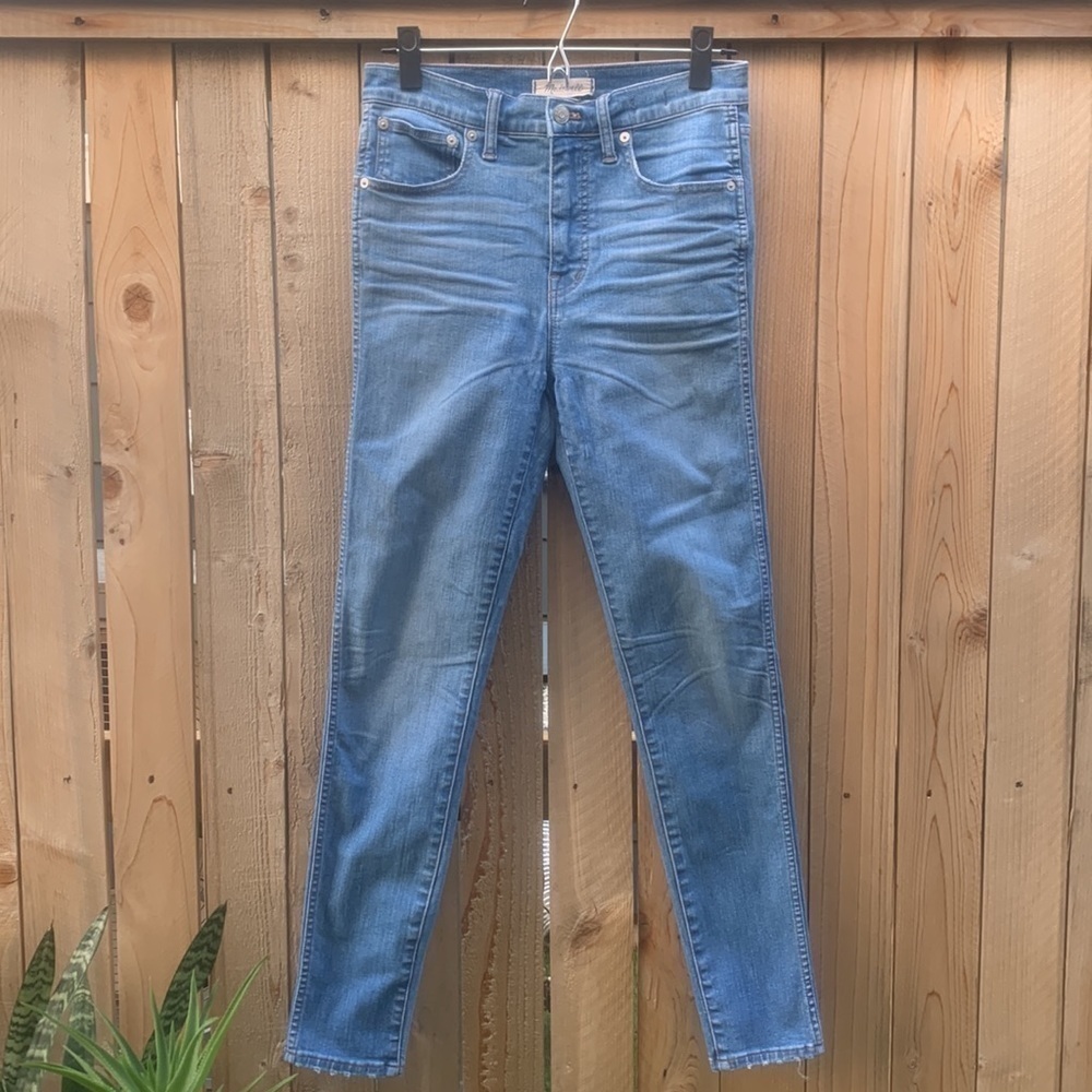 Madewell 10” high riser skinny skinny jeans size 27